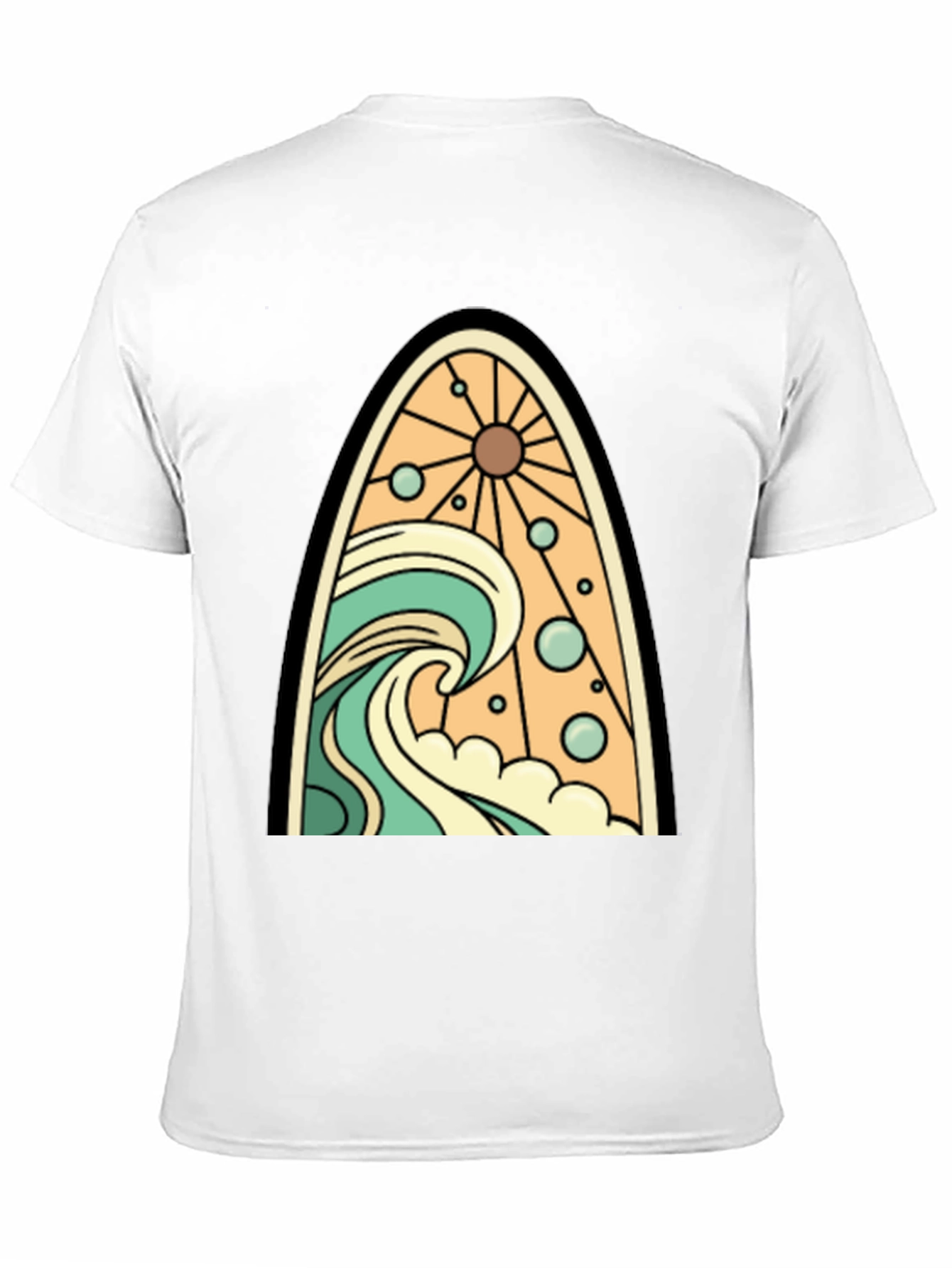 Surfboard Wave Graphic Tee