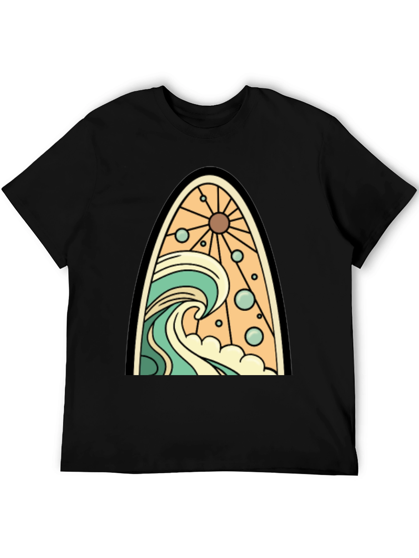 Surfboard Wave Graphic Tee