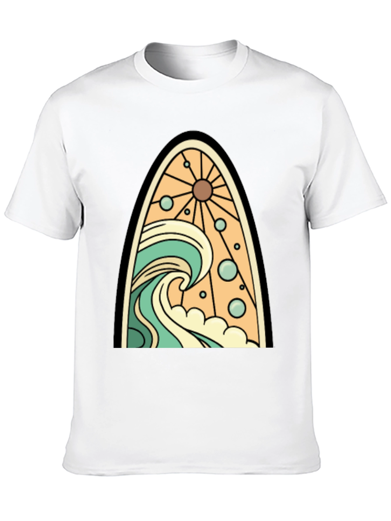 Surfboard Wave Graphic Tee