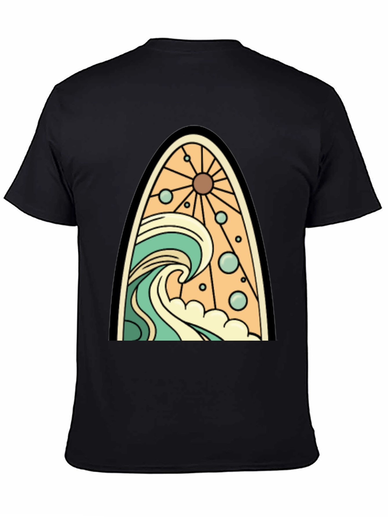 Surfboard Wave Graphic Tee