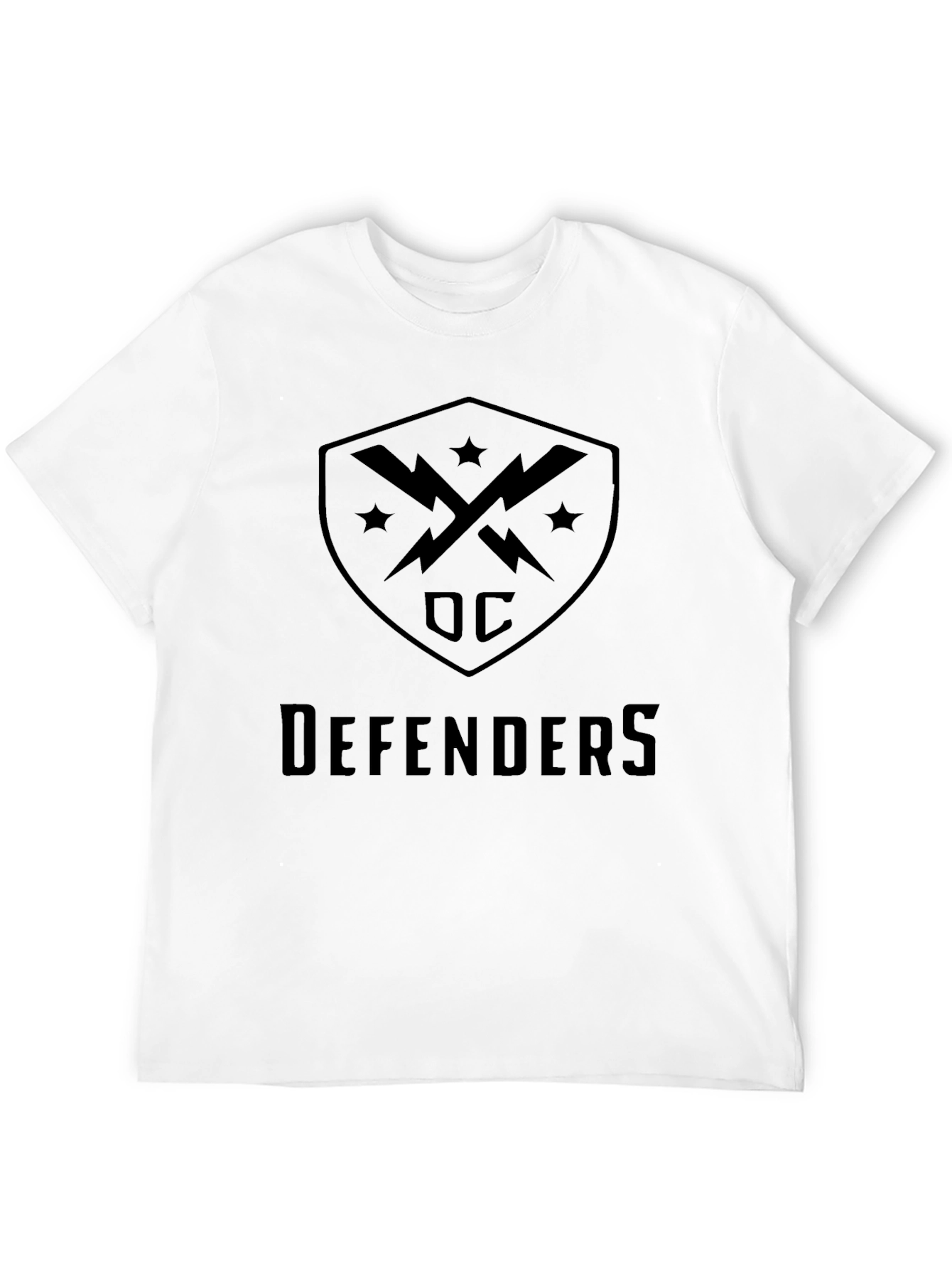 DC Defenders Shield Logo Black T-Shirt