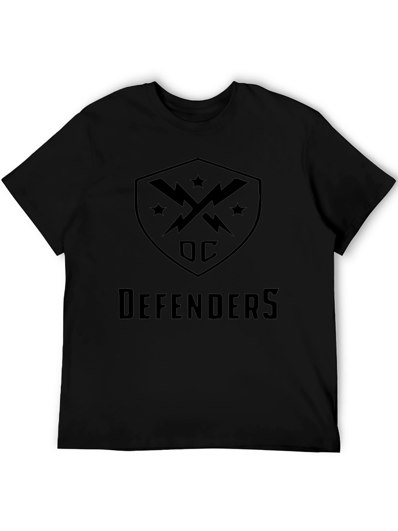 DC Defenders Shield Logo Black T-Shirt