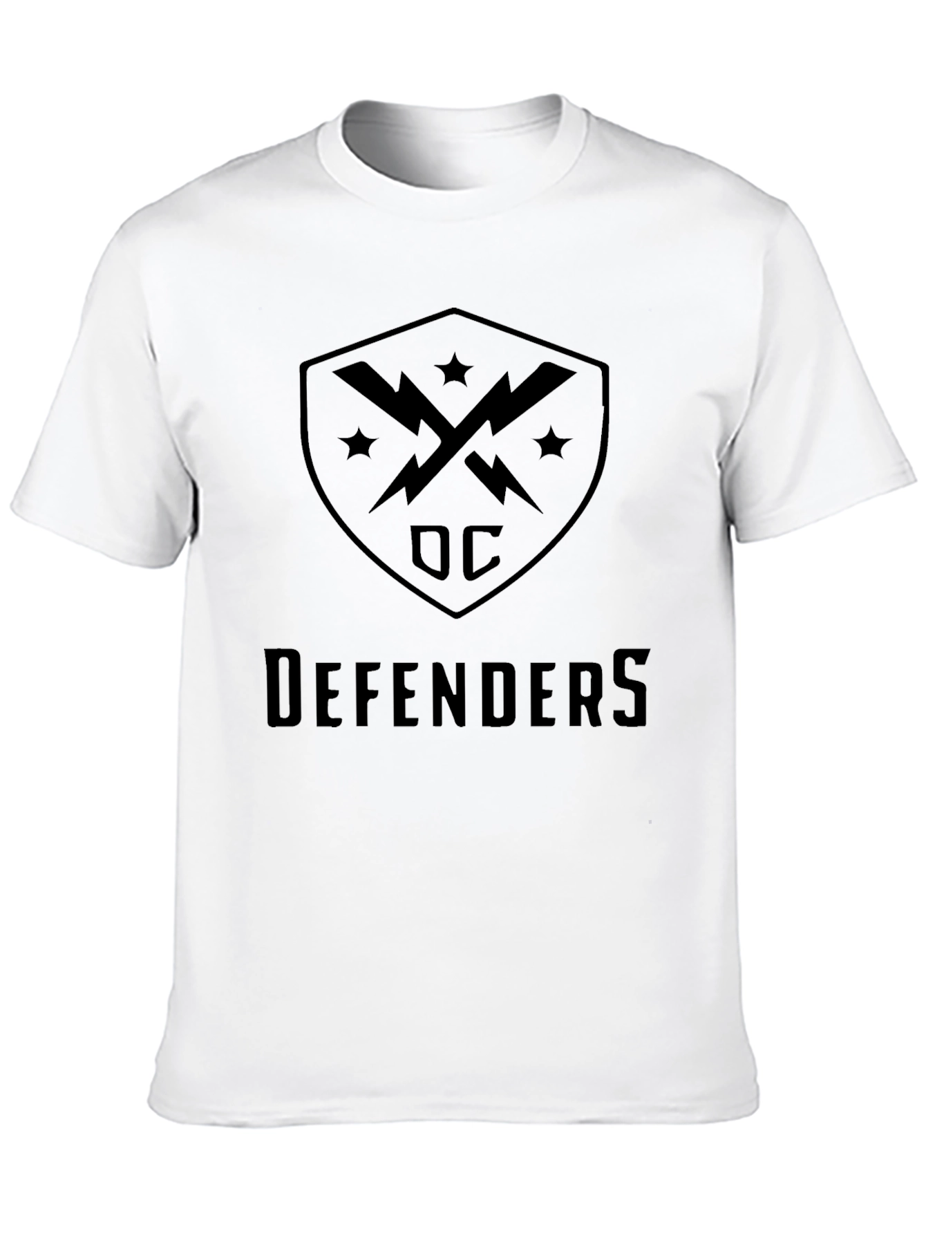 DC Defenders Shield Logo Black T-Shirt