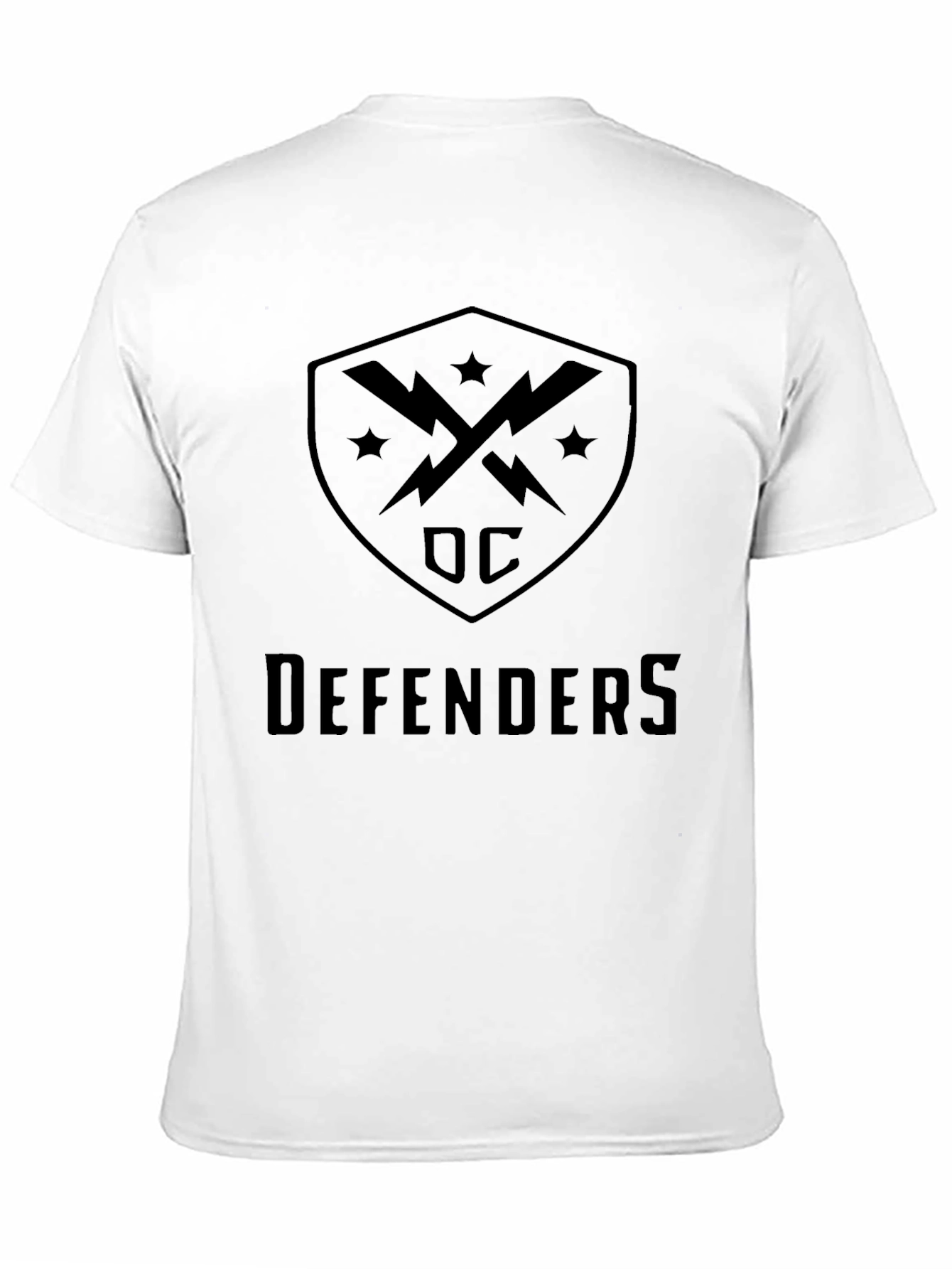 DC Defenders Shield Logo Black T-Shirt
