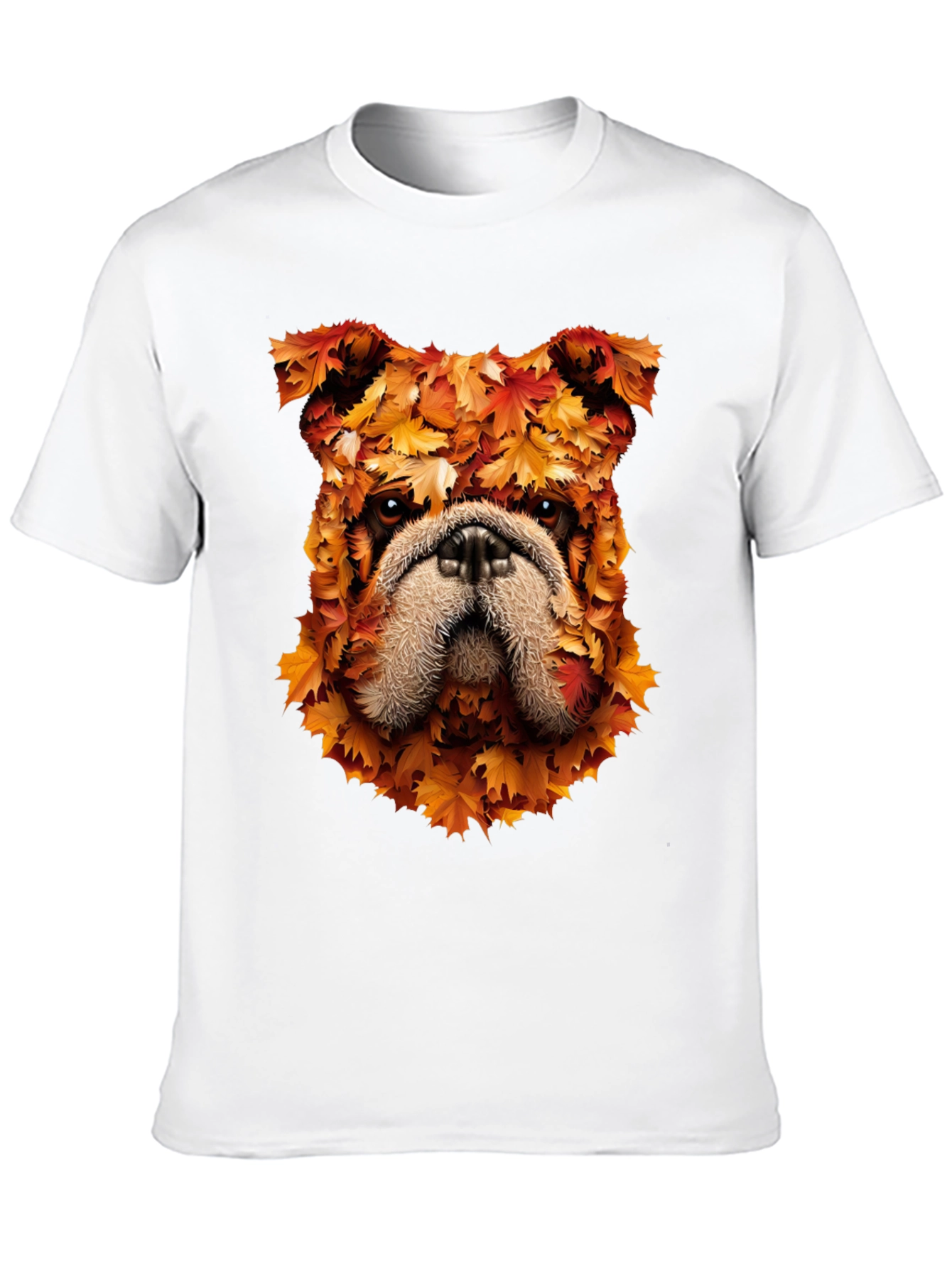 Autumn Bulldog Graphic Tee