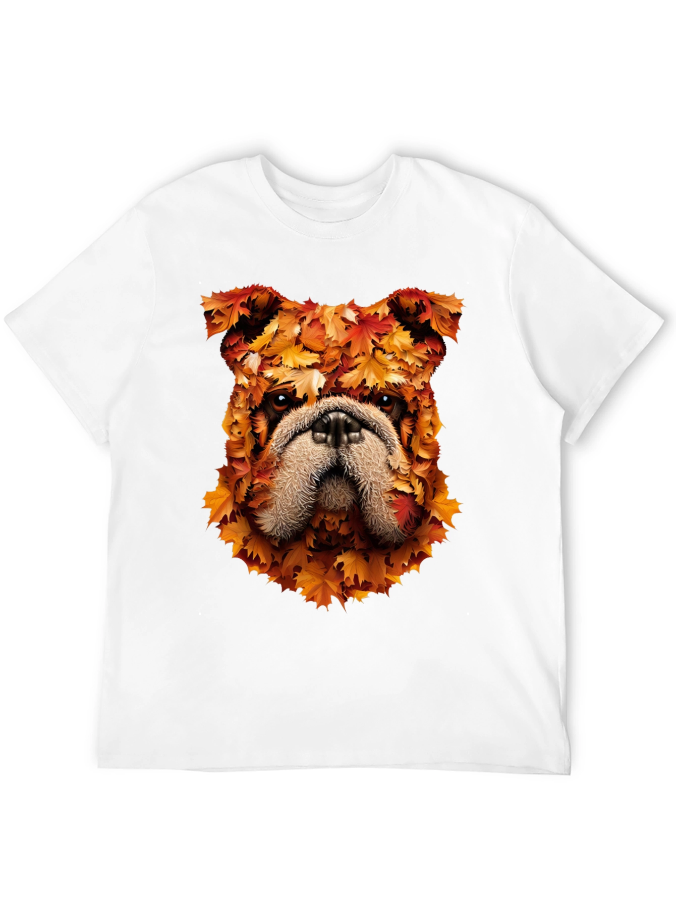 Autumn Bulldog Graphic Tee