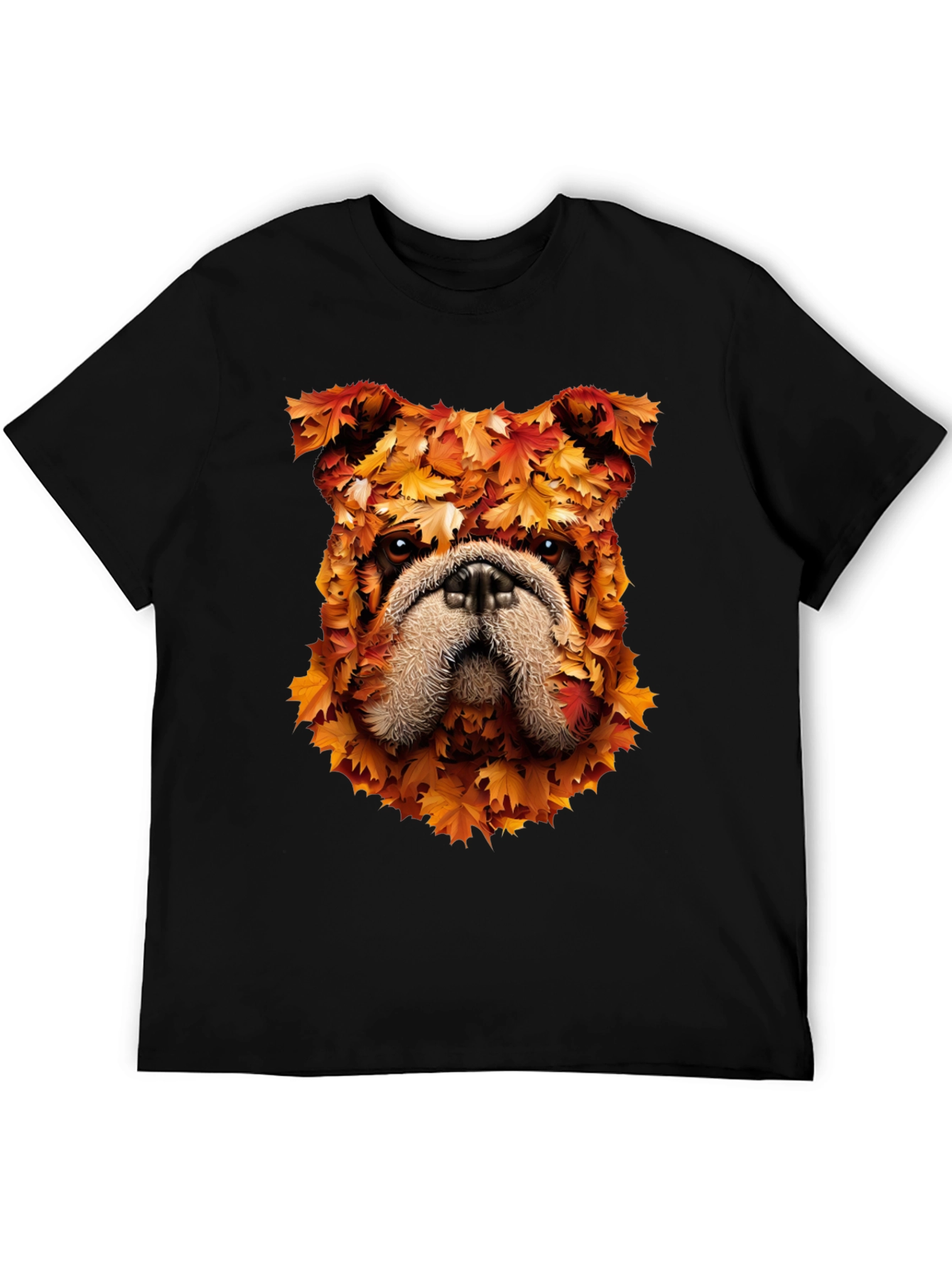 Autumn Bulldog Graphic Tee