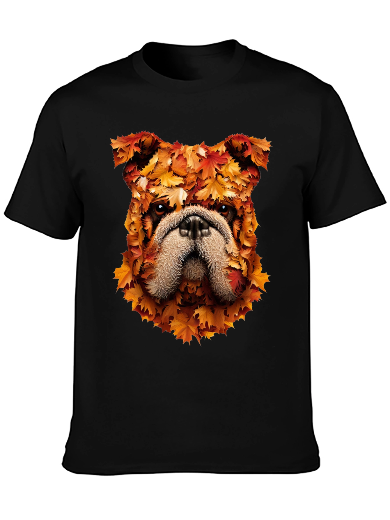 Autumn Bulldog Graphic Tee