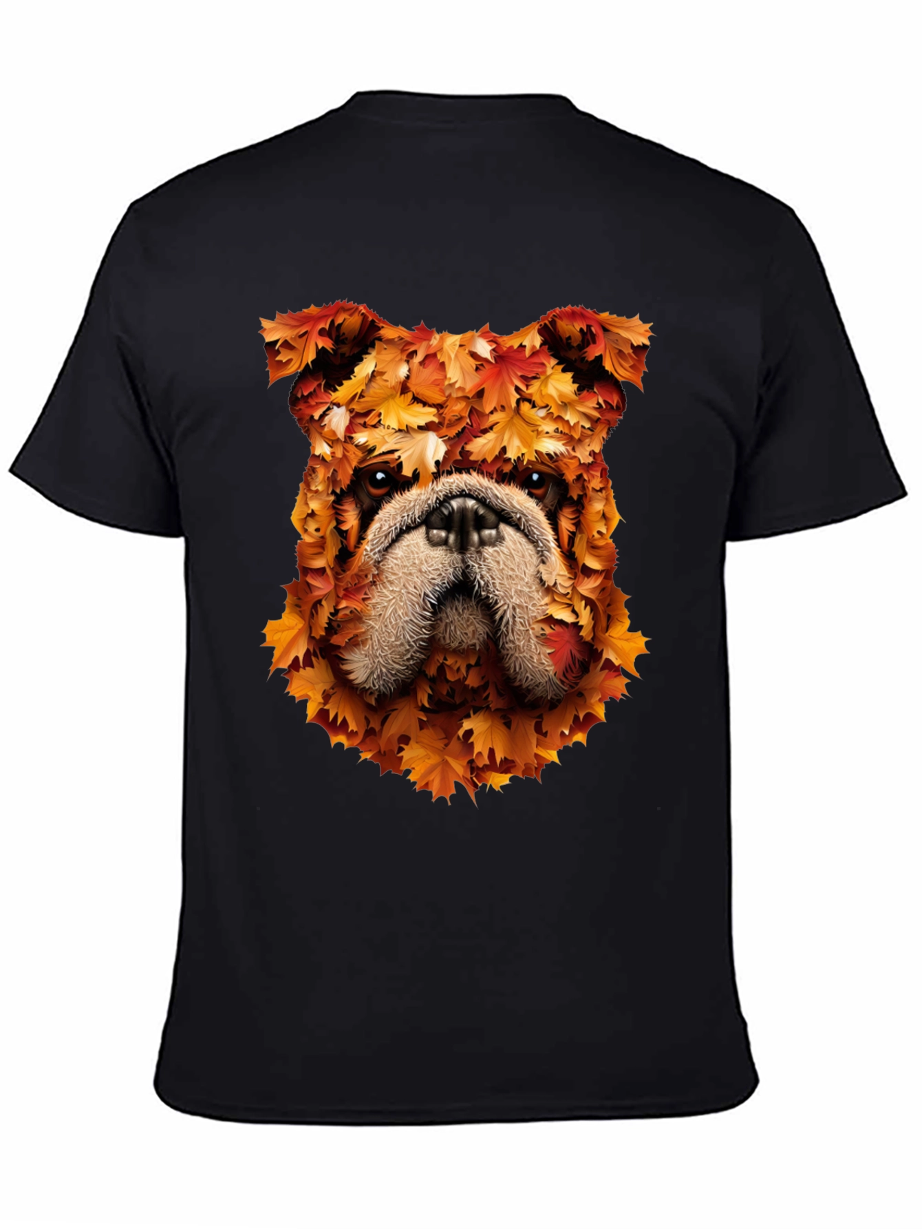 Autumn Bulldog Graphic Tee