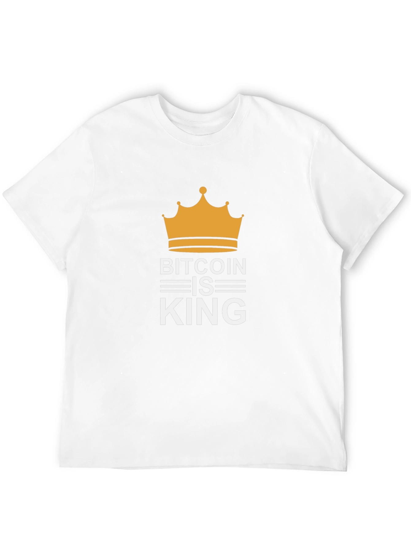 Bitcoin is King Black T-Shirt