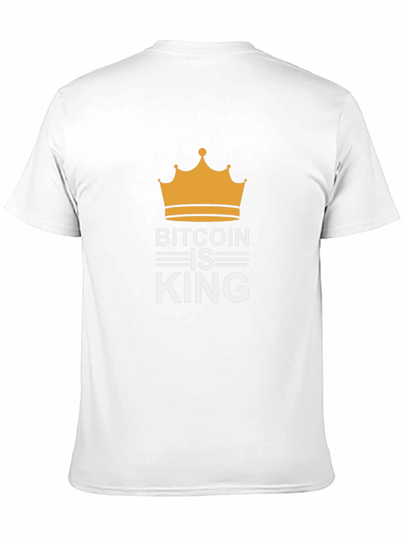 Bitcoin is King Black T-Shirt