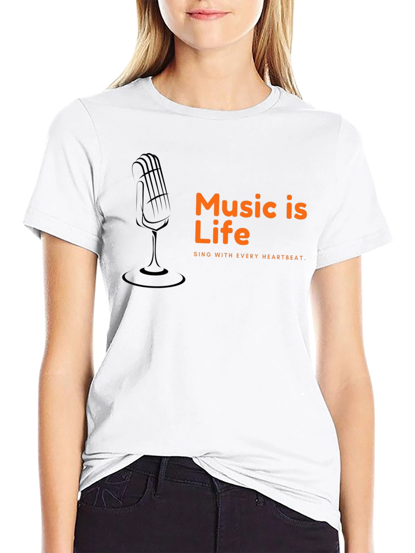 Music is Life Graphic Tee