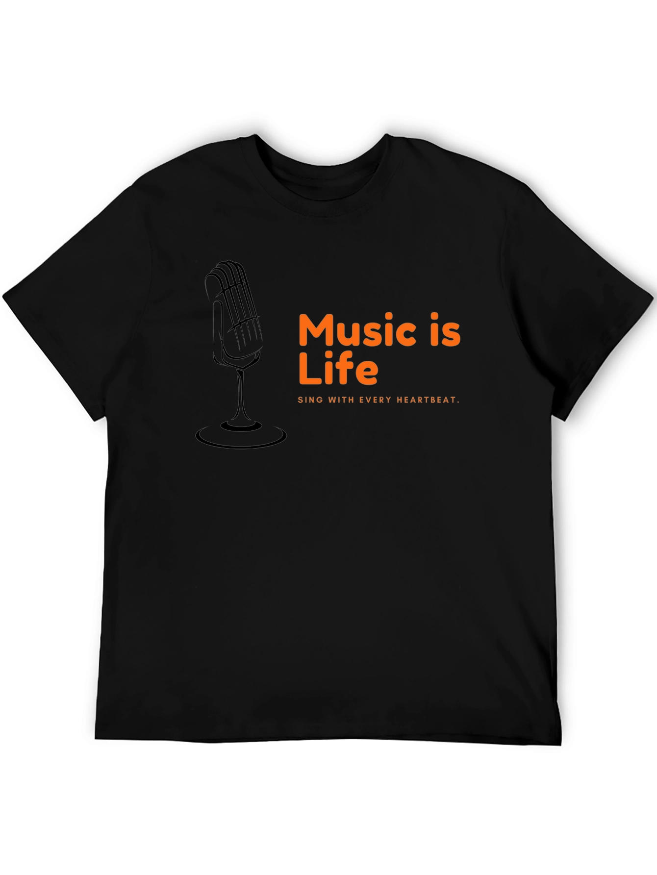 Music is Life Graphic Tee
