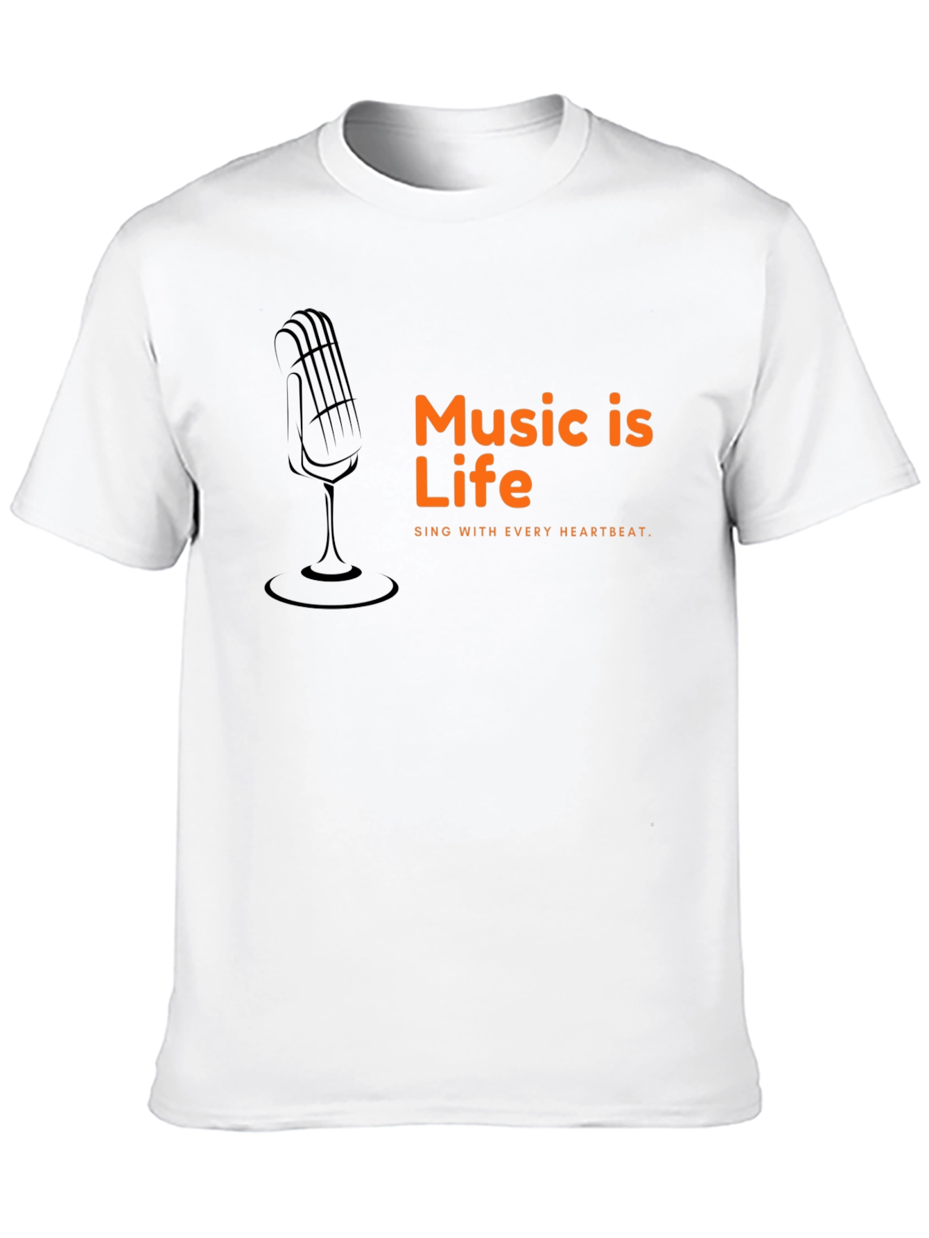 Music is Life Graphic Tee