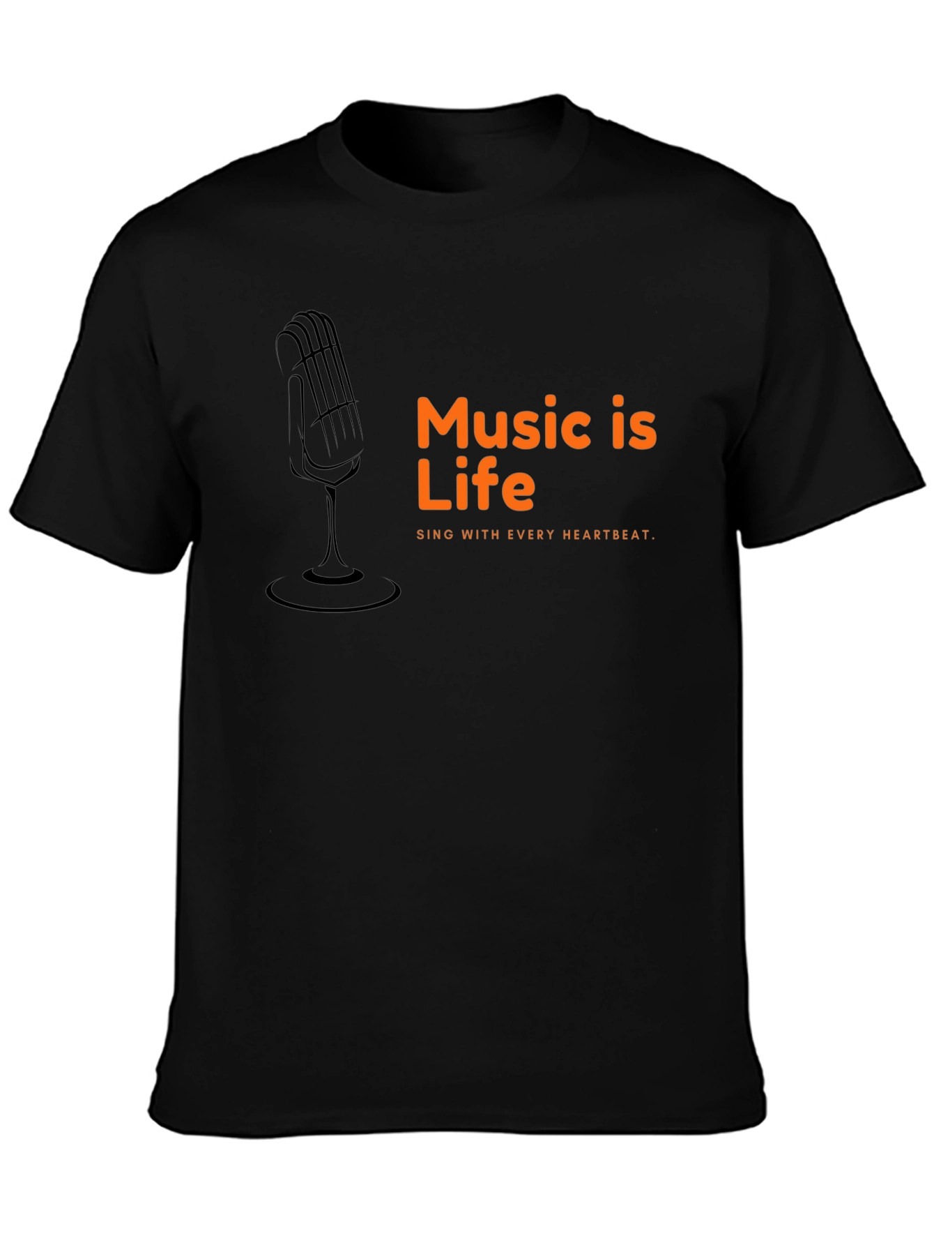 Music is Life Graphic Tee