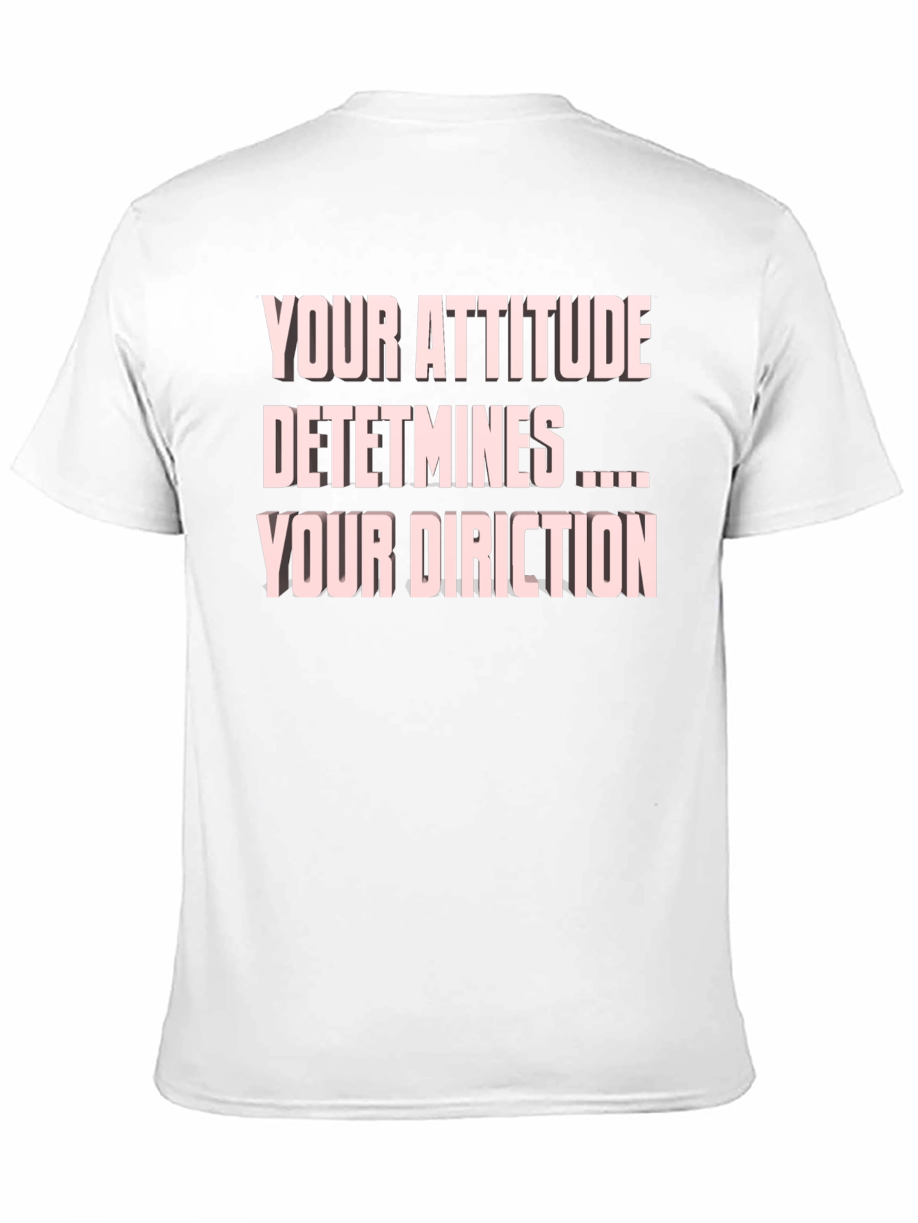 Attitude Determines Direction Black T-Shirt