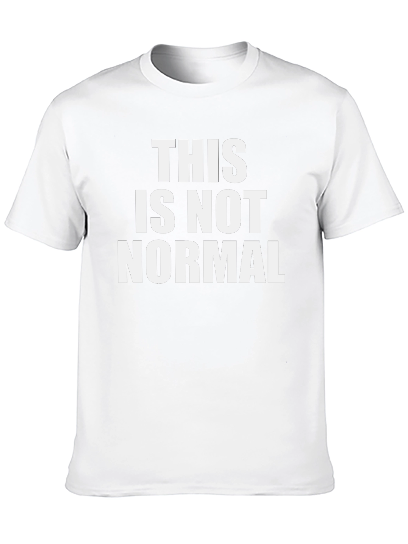 This Is Not Normal Graphic Tee - Black