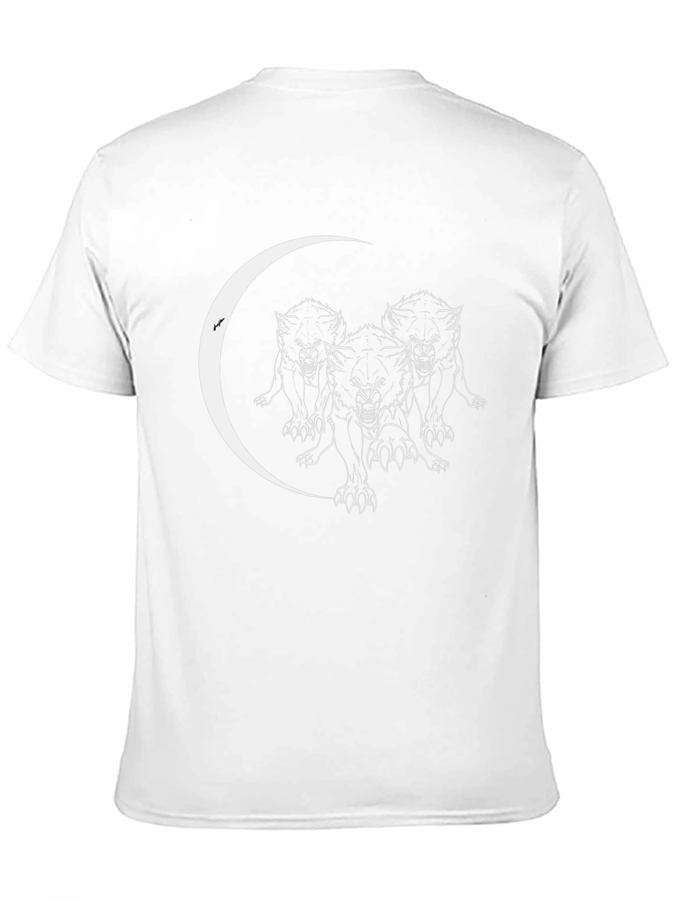 Wolf Pack Moon T-Shirt - Black