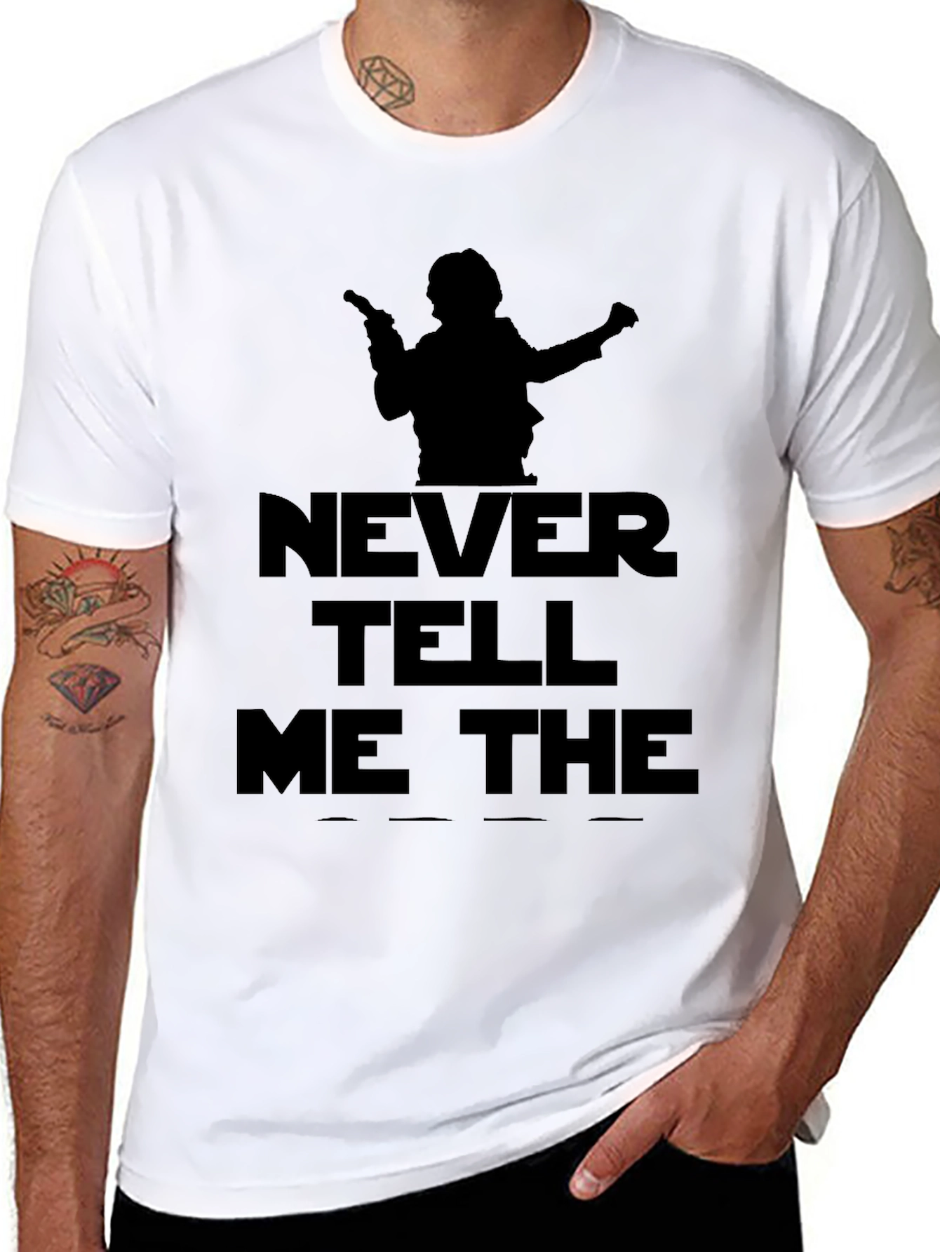 Never Tell Me The Odds Graphic T-Shirt