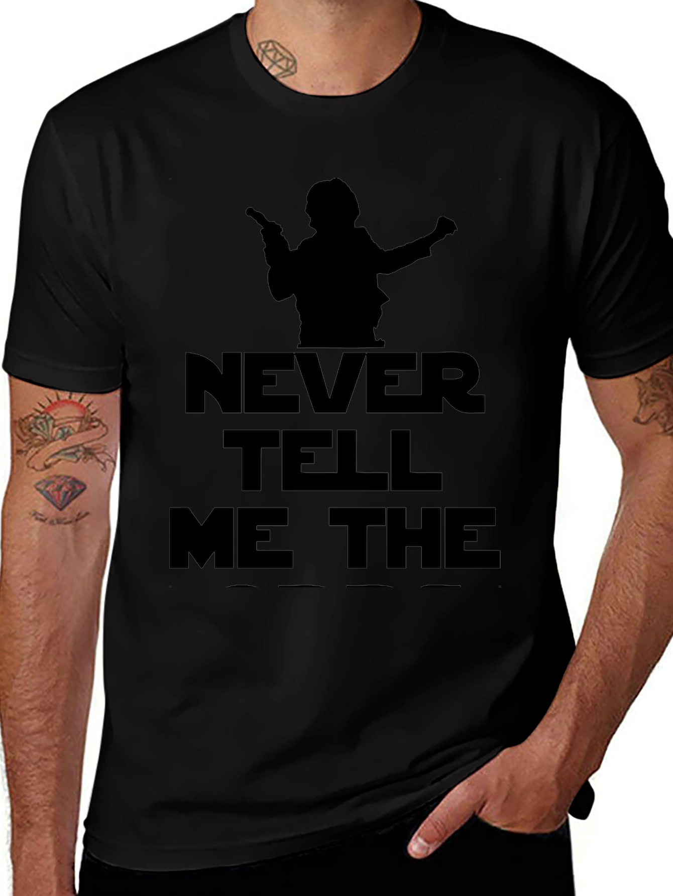 Never Tell Me The Odds Graphic T-Shirt