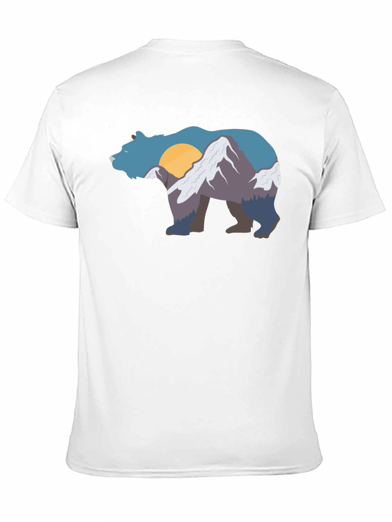 Bear Mountain Graphic Tee - Black Crew Neck