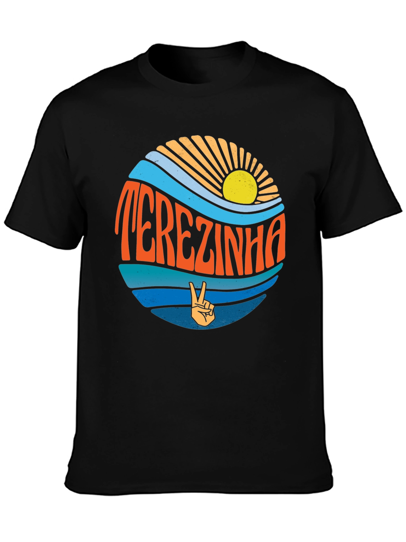 Retro TEREZINHA Graphic Tee - Peace Love and Sunshine!