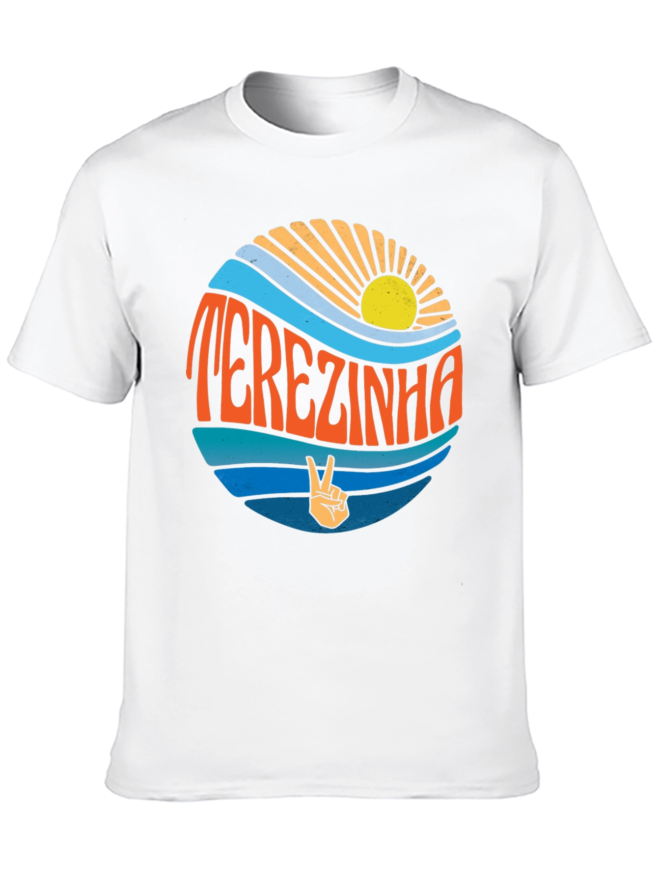 Retro TEREZINHA Graphic Tee - Peace Love and Sunshine!