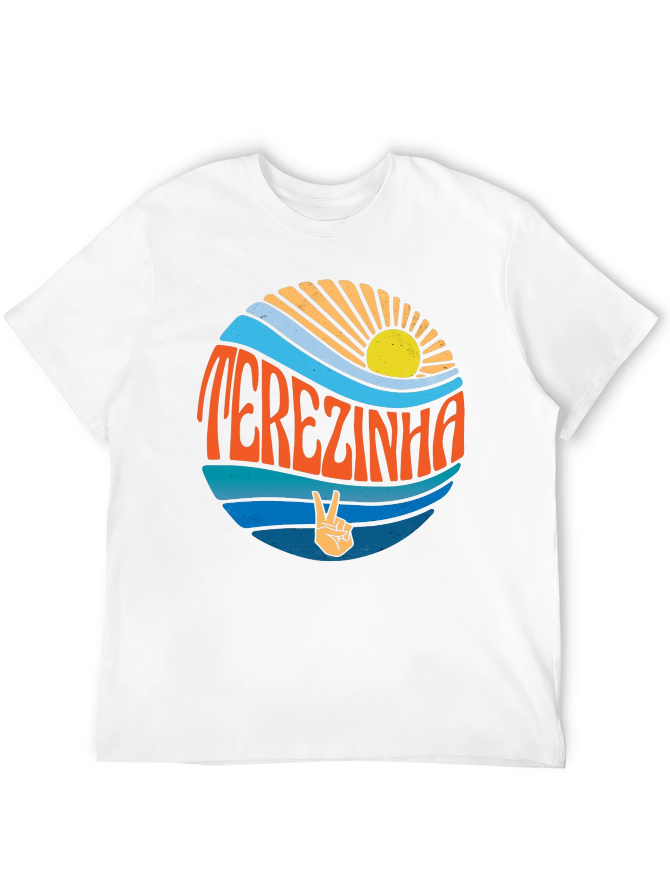 Retro TEREZINHA Graphic Tee - Peace Love and Sunshine!