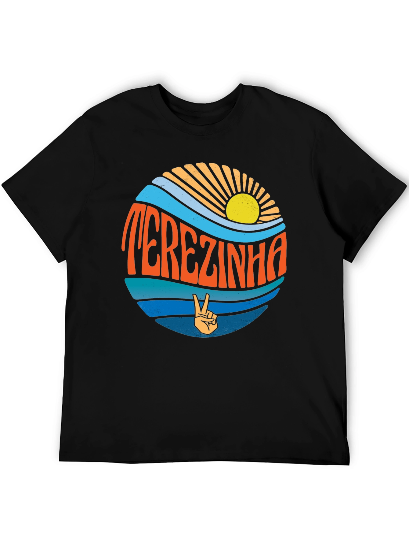 Retro TEREZINHA Graphic Tee - Peace Love and Sunshine!
