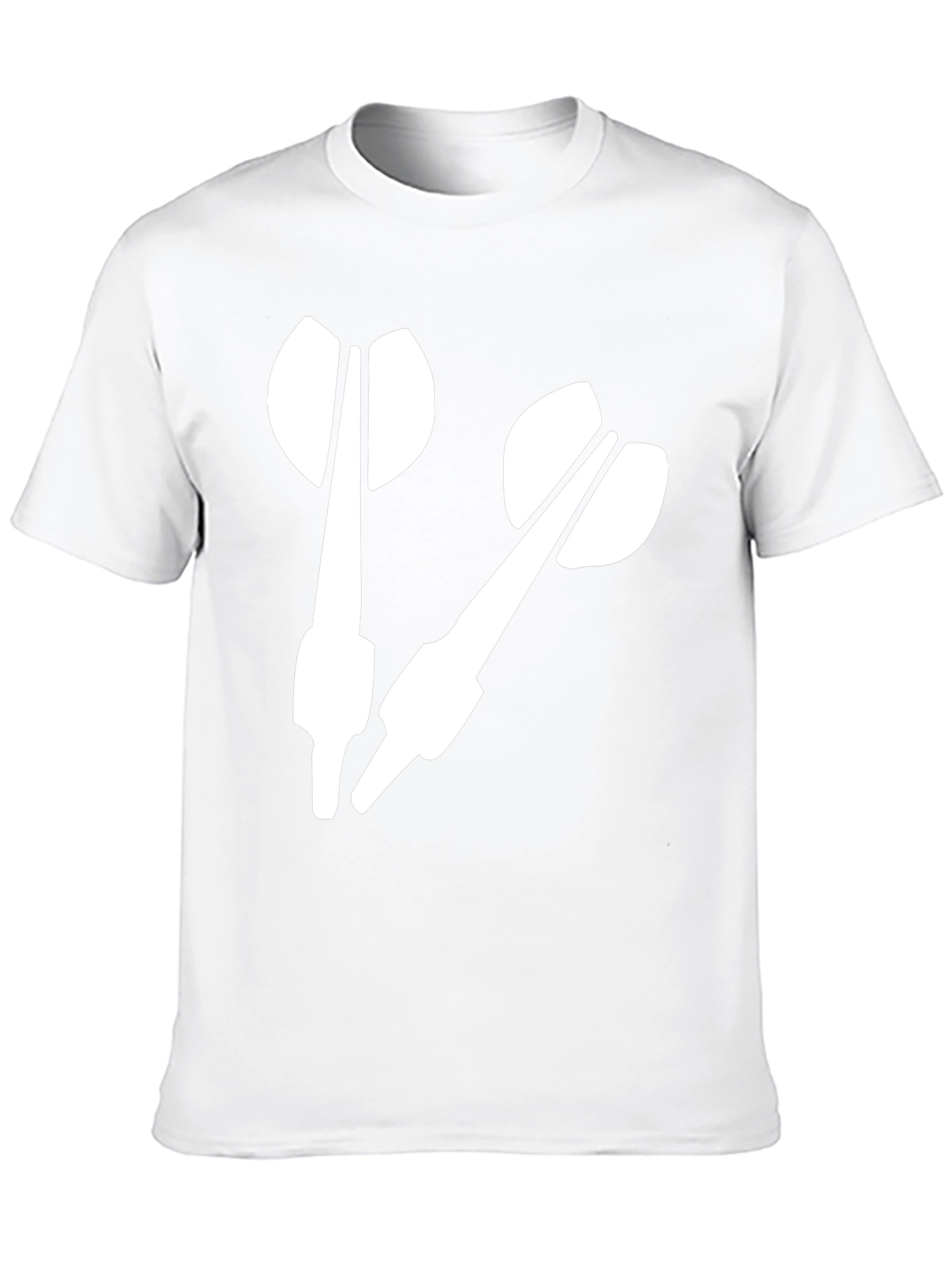 Darts Graphic Tee - Black Cotton Casual T-Shirt