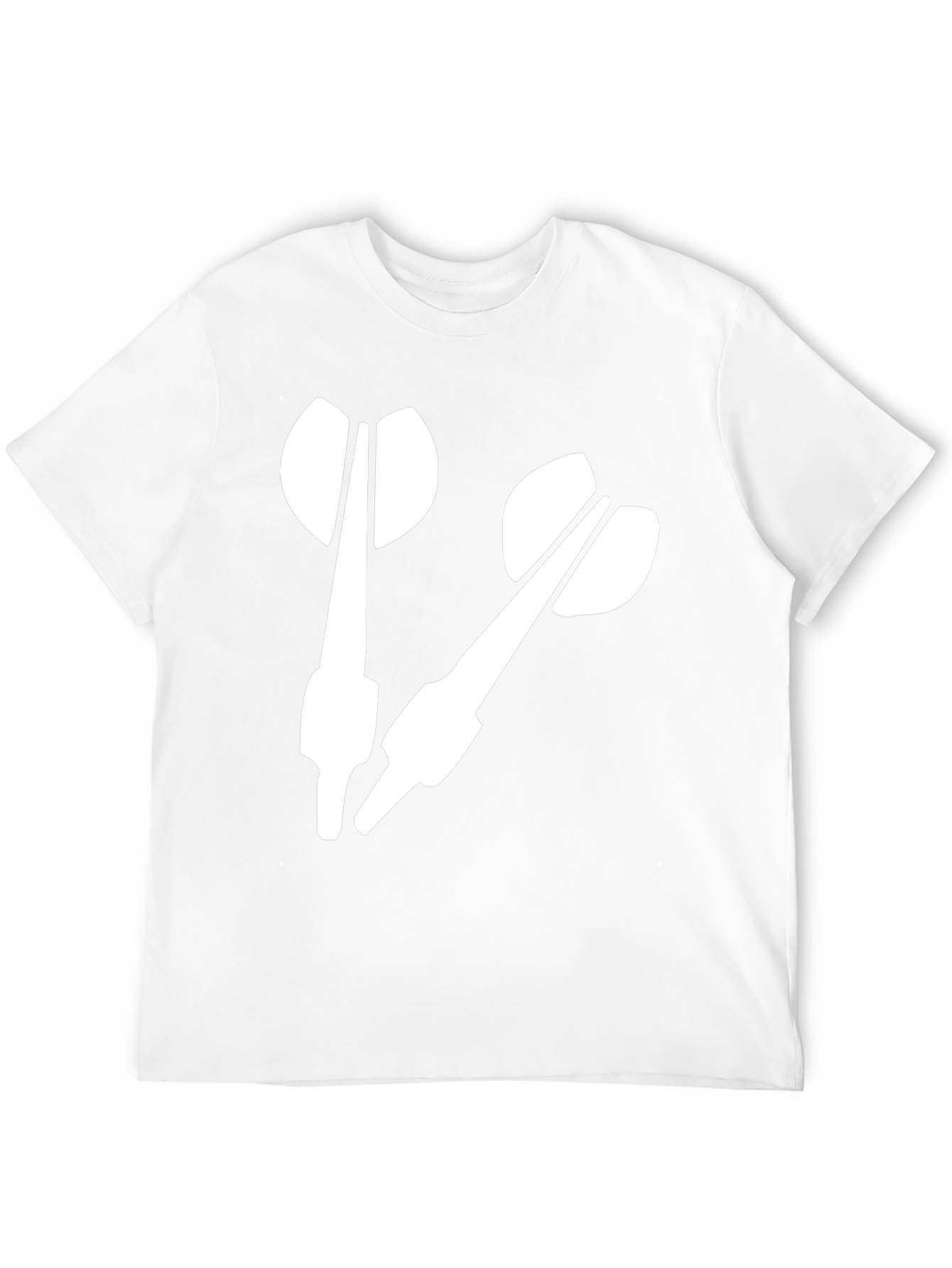 Darts Graphic Tee - Black Cotton Casual T-Shirt