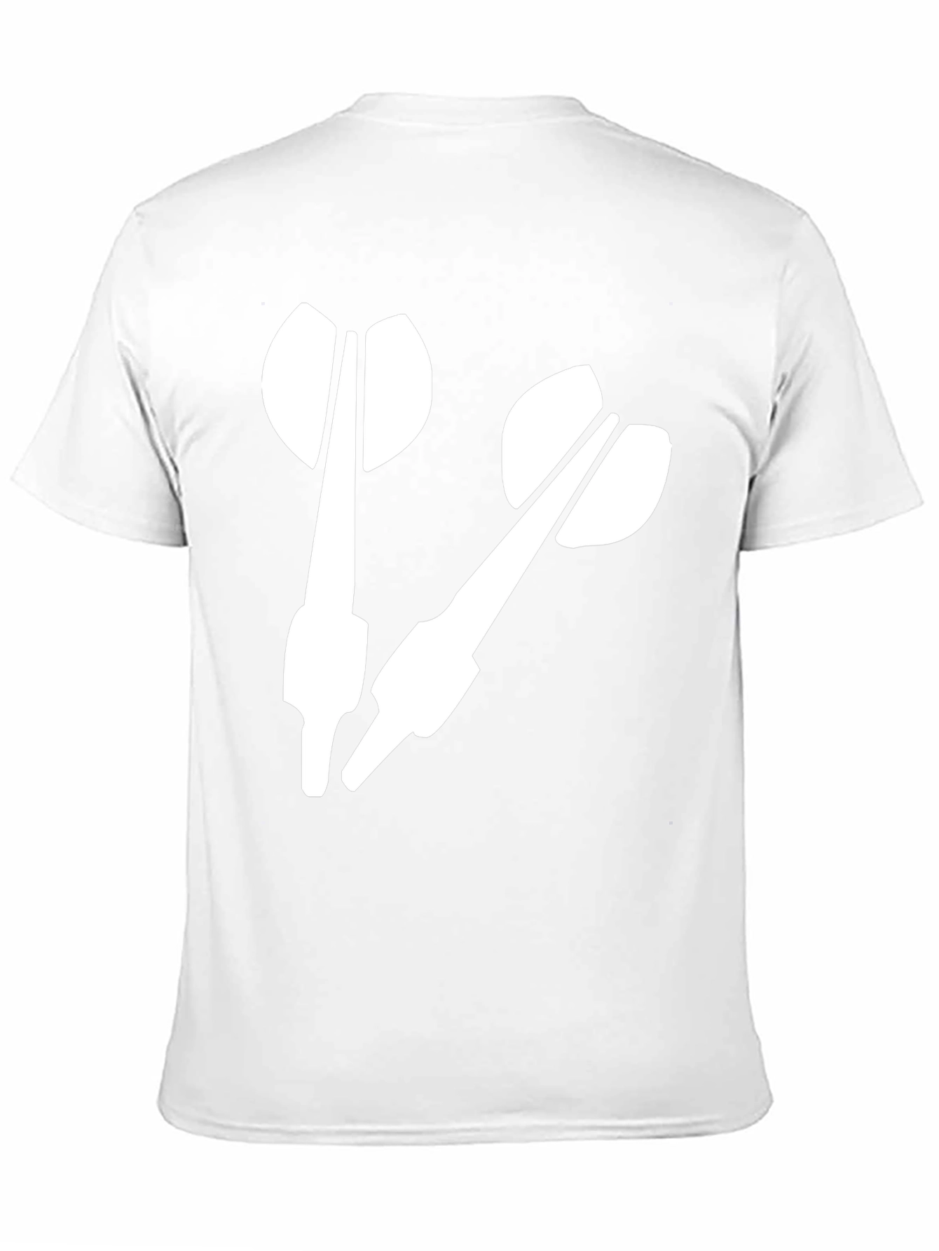 Darts Graphic Tee - Black Cotton Casual T-Shirt
