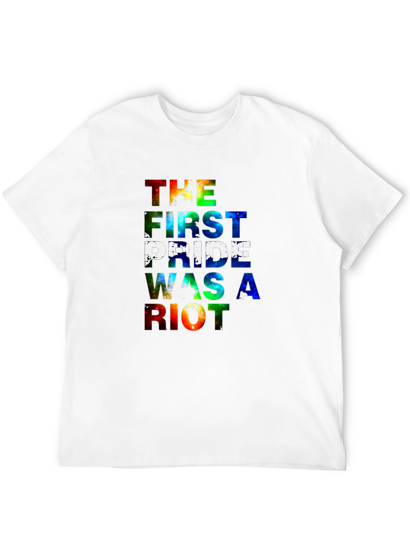 Pride Was A Riot Tee - Rainbow Graphic T-Shirt