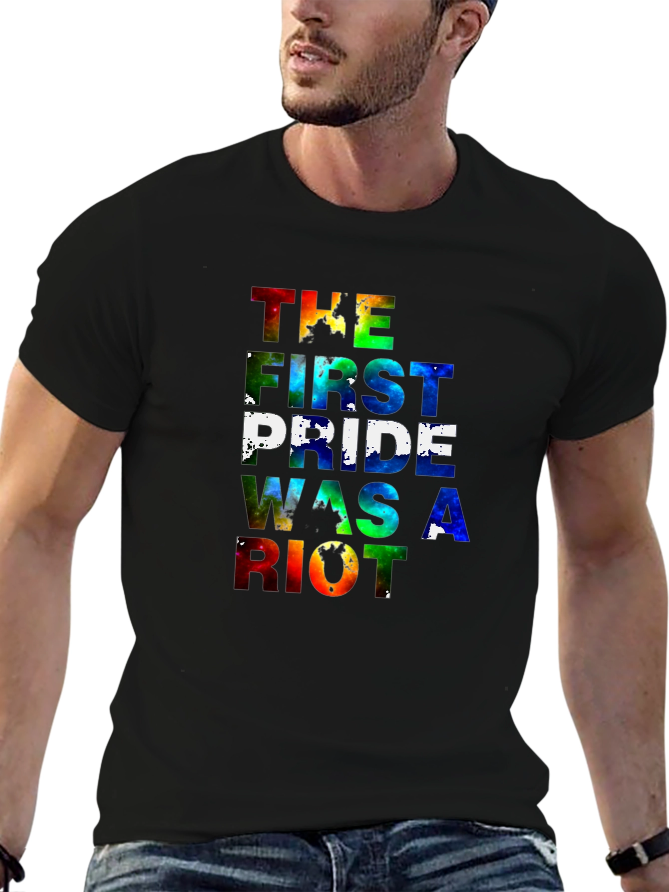 Pride Was A Riot Tee - Rainbow Graphic T-Shirt