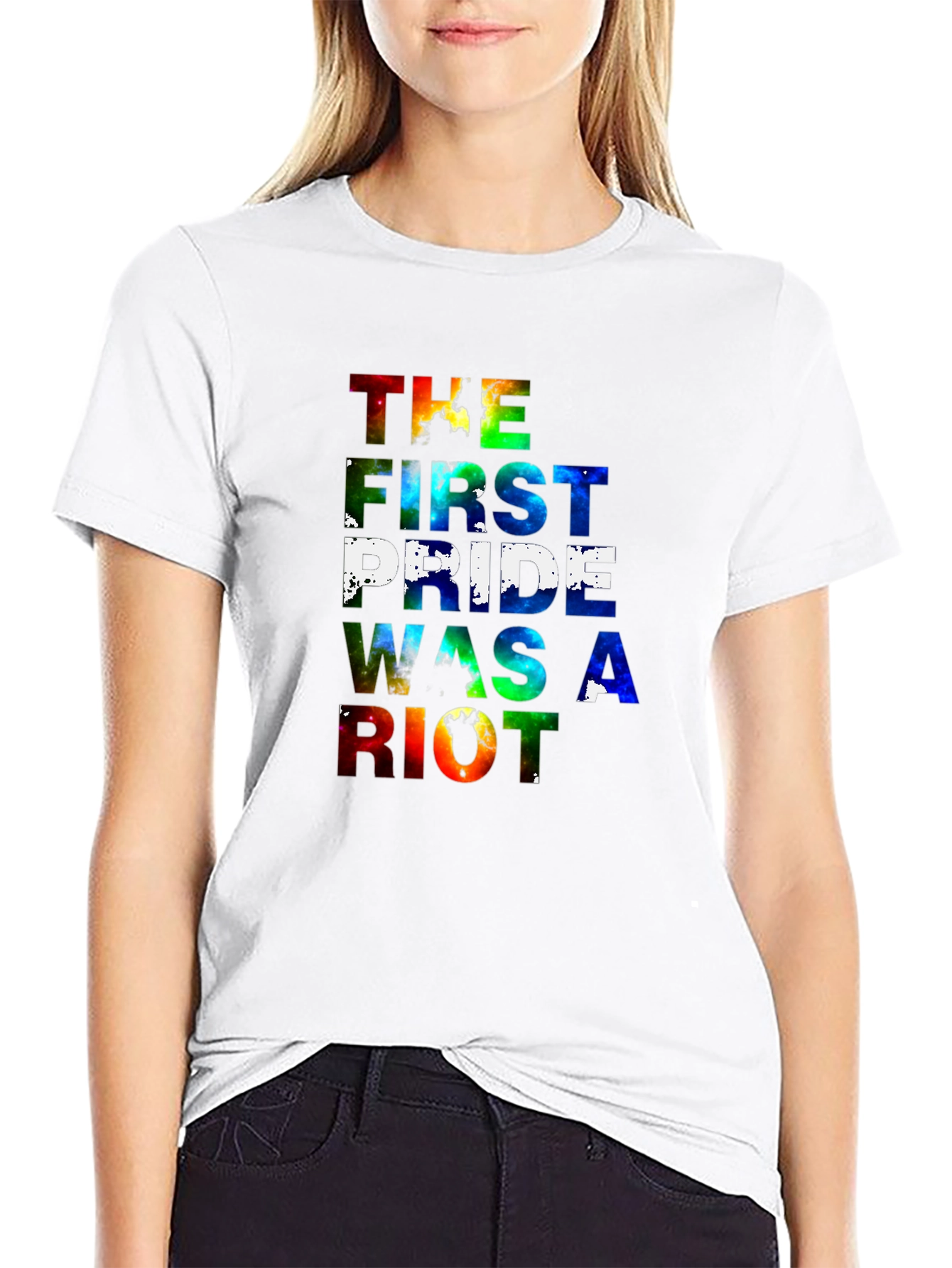 Pride Was A Riot Tee - Rainbow Graphic T-Shirt