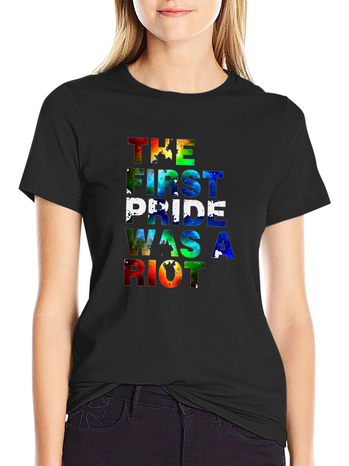 Pride Was A Riot Tee - Rainbow Graphic T-Shirt