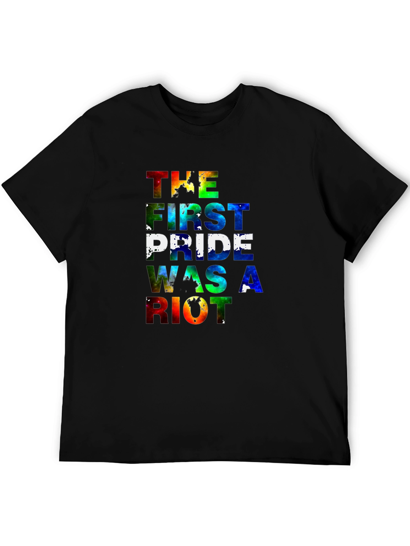 Pride Was A Riot Tee - Rainbow Graphic T-Shirt