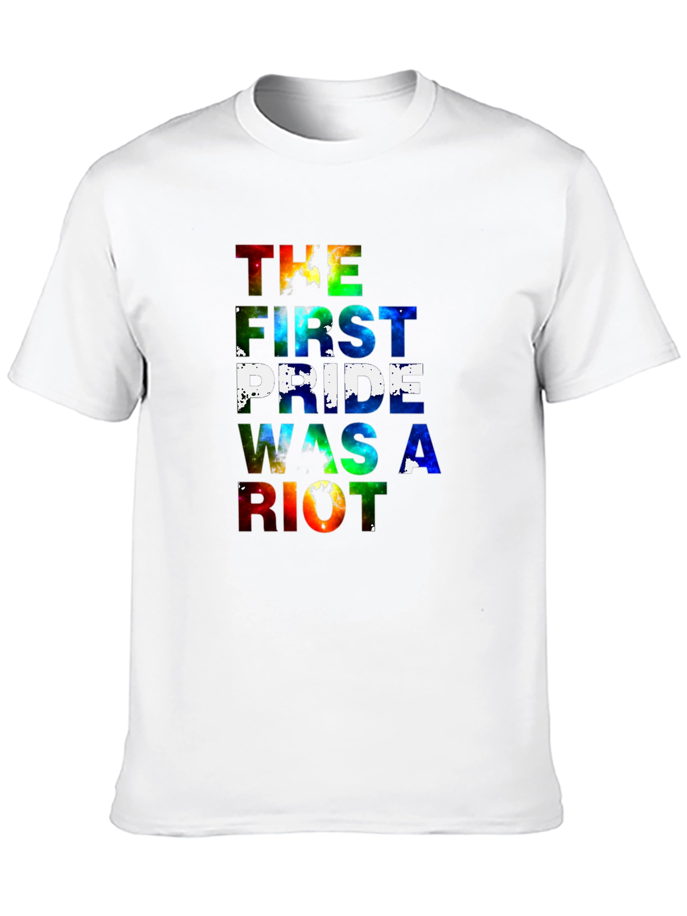 Pride Was A Riot Tee - Rainbow Graphic T-Shirt