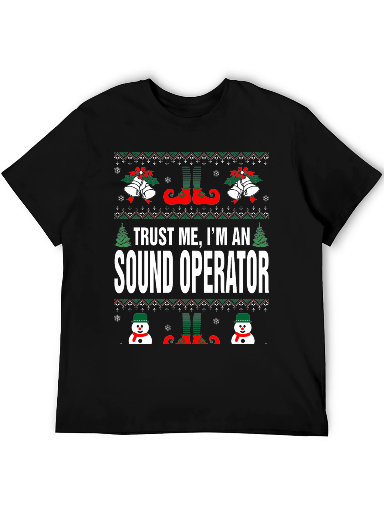 Funny Sound Operator Christmas T-Shirt