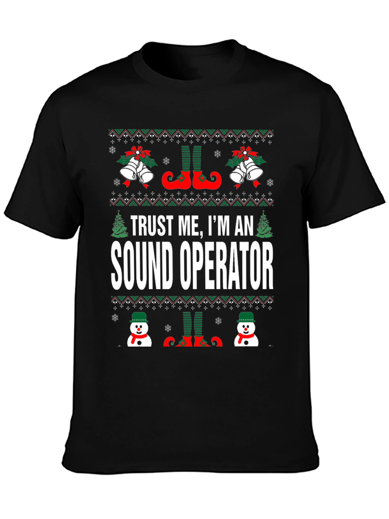 Funny Sound Operator Christmas T-Shirt