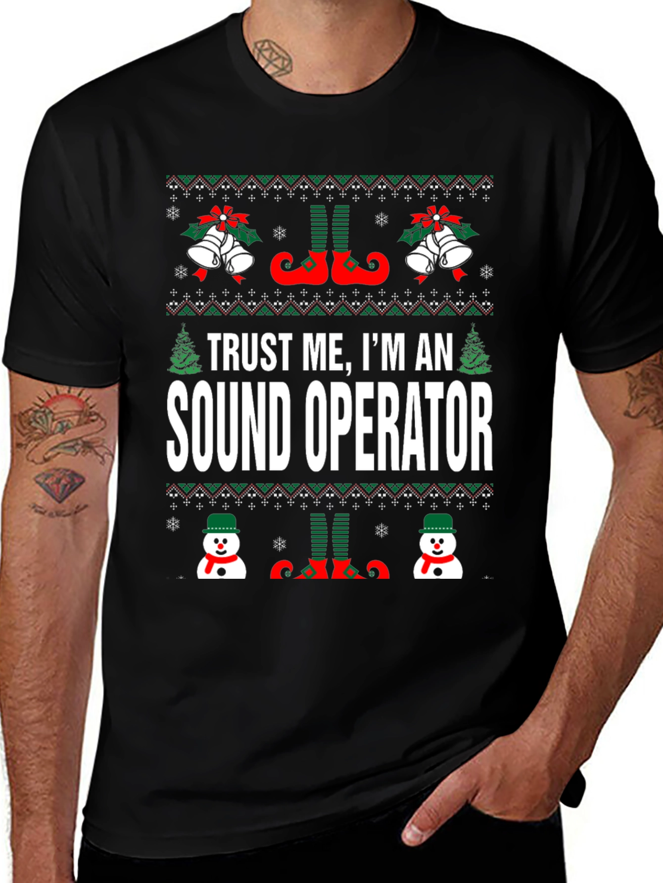 Funny Sound Operator Christmas T-Shirt