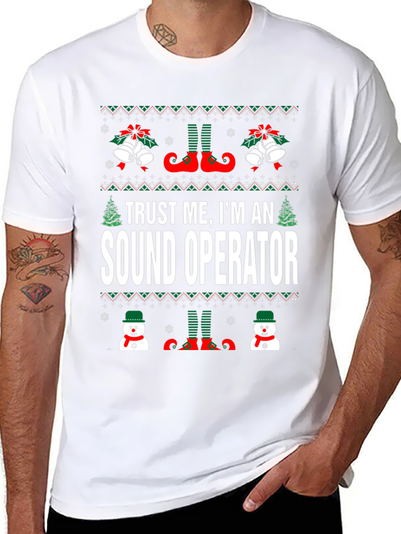 Funny Sound Operator Christmas T-Shirt