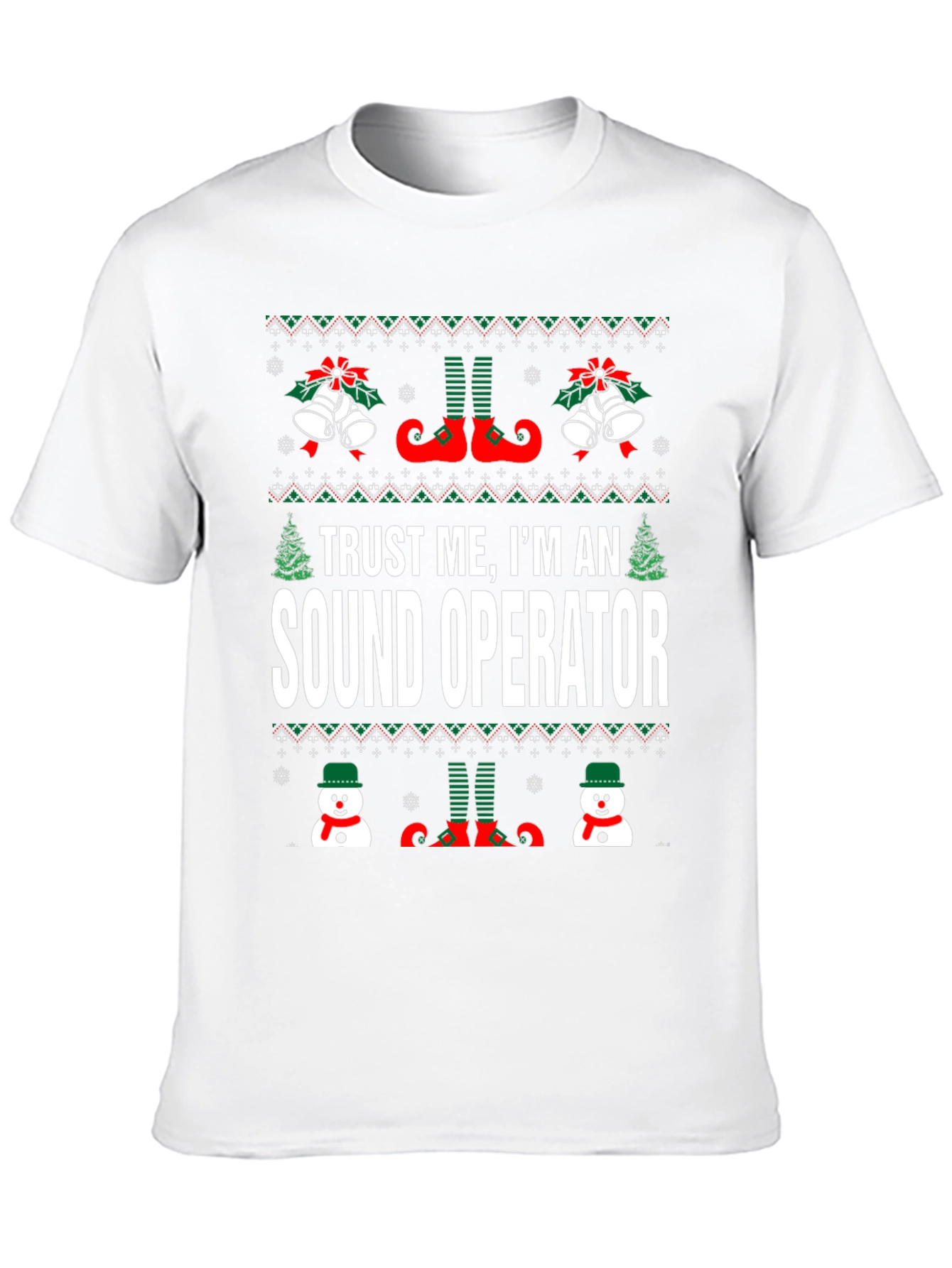 Funny Sound Operator Christmas T-Shirt