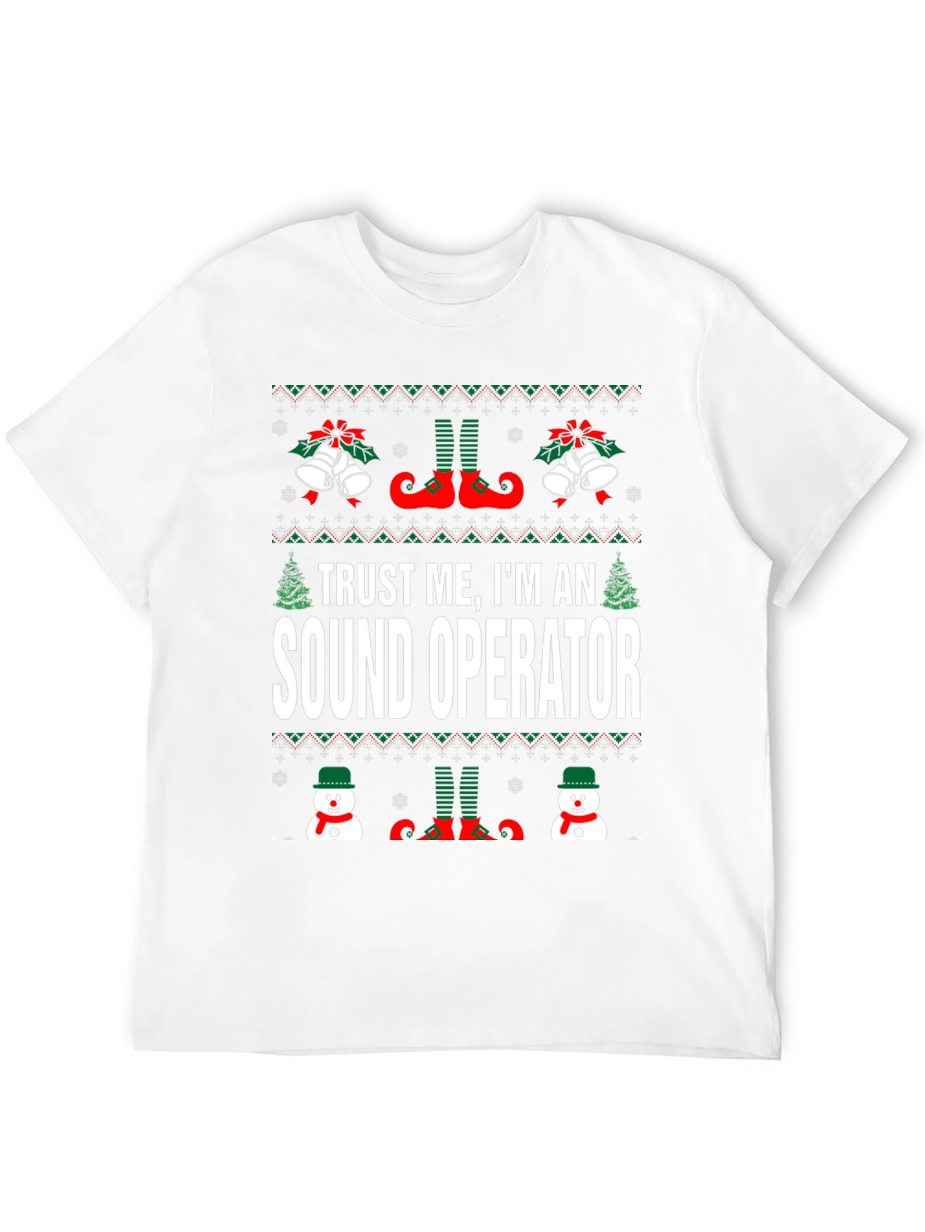 Funny Sound Operator Christmas T-Shirt
