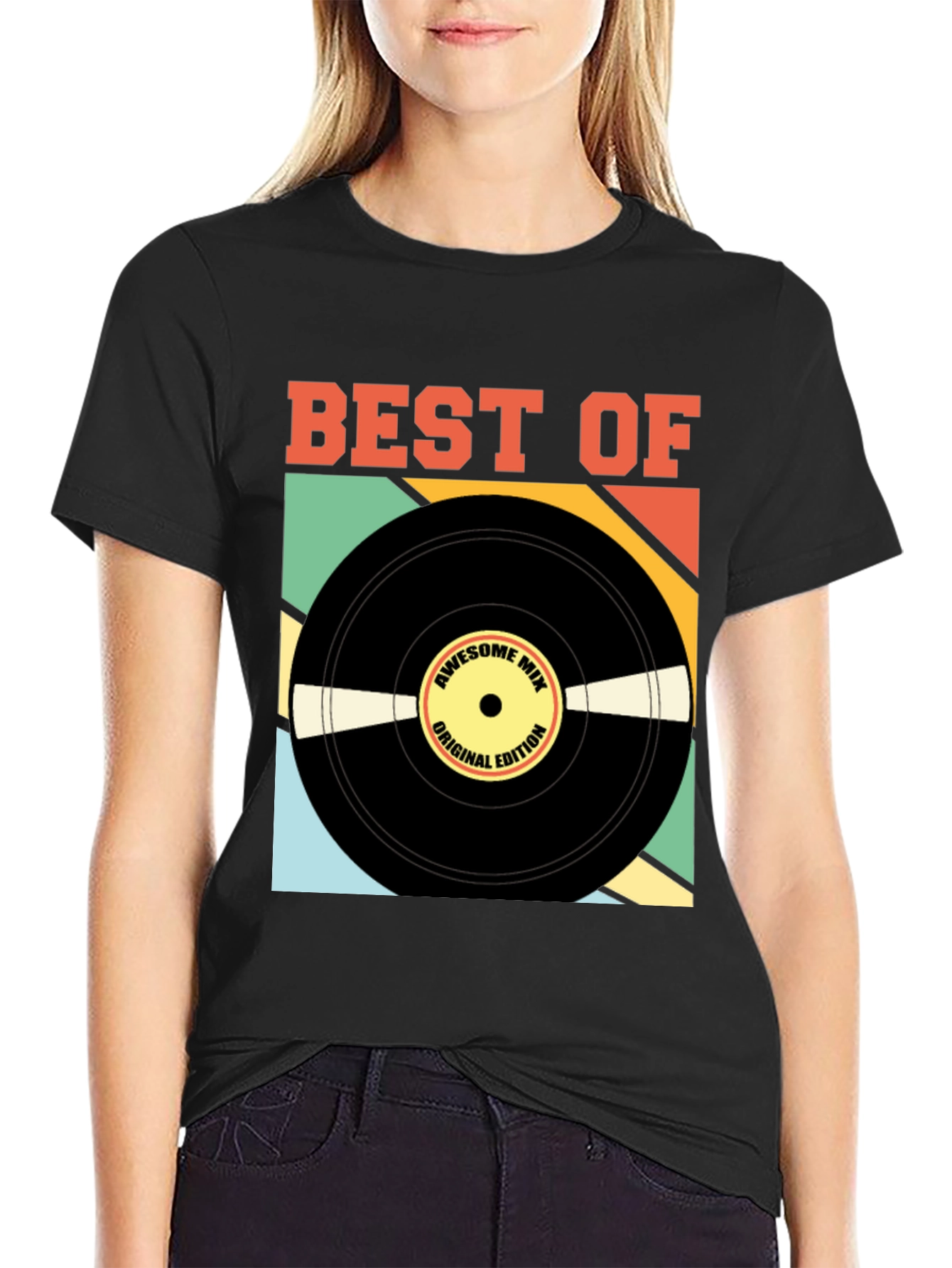 Best Of Vinyl Record Graphic T-Shirt