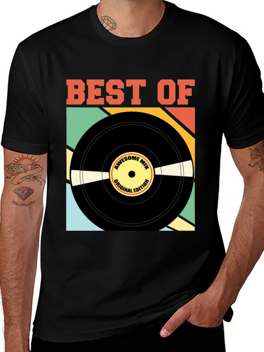 Best Of Vinyl Record Graphic T-Shirt