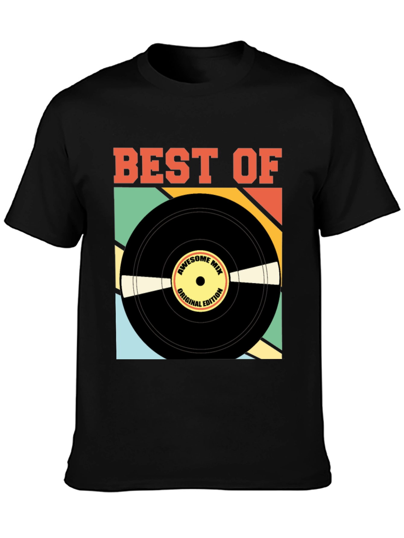 Best Of Vinyl Record Graphic T-Shirt