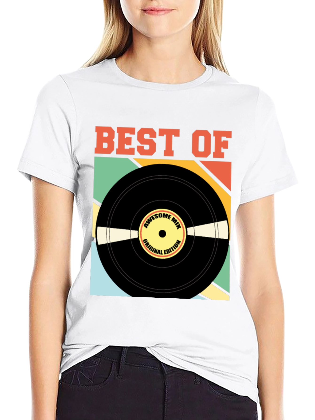 Best Of Vinyl Record Graphic T-Shirt