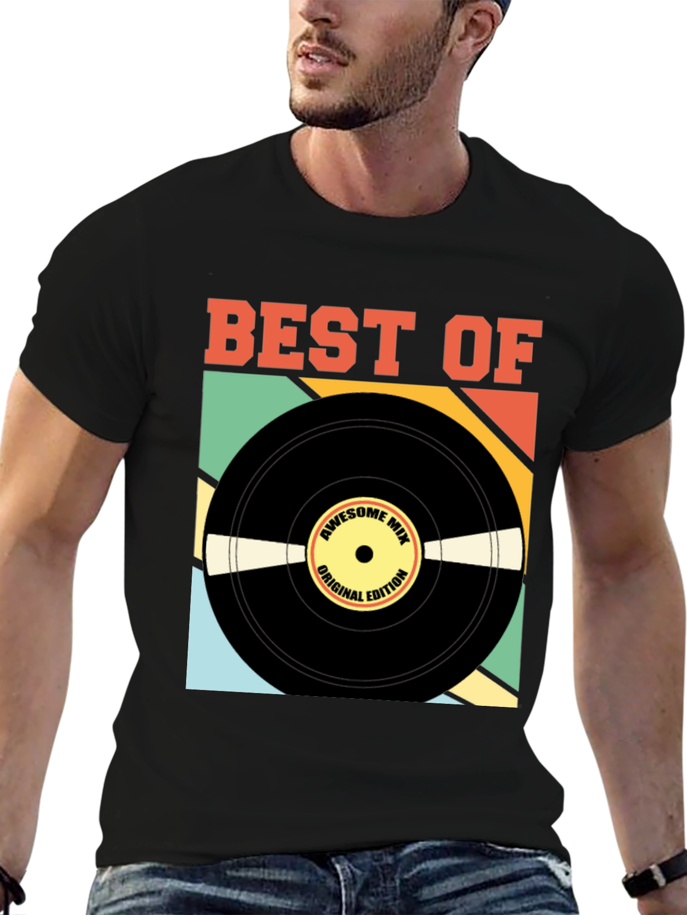 Best Of Vinyl Record Graphic T-Shirt