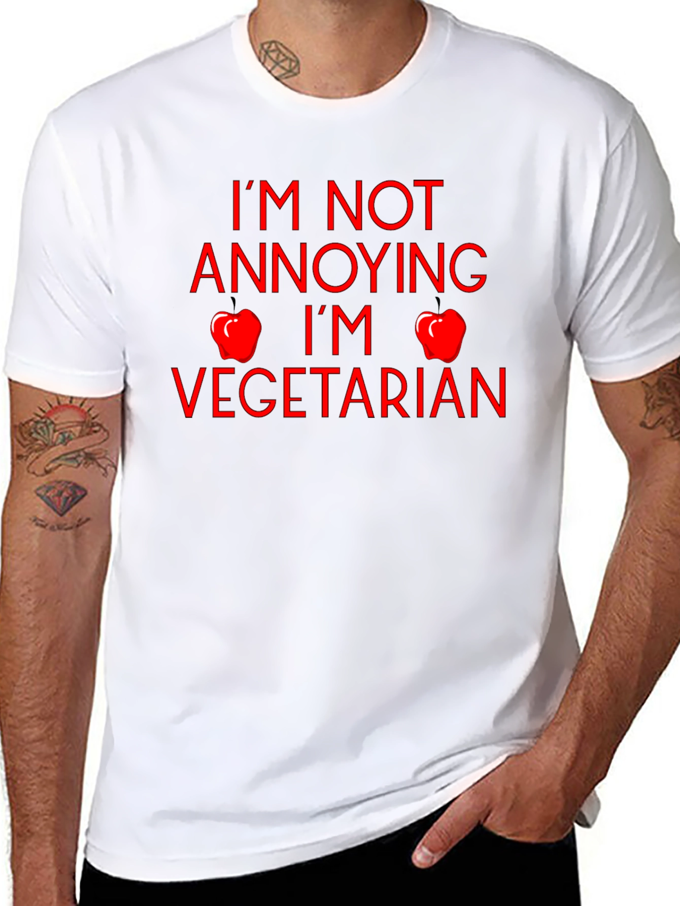 Vegetarian T-Shirt - Im Not Annoying